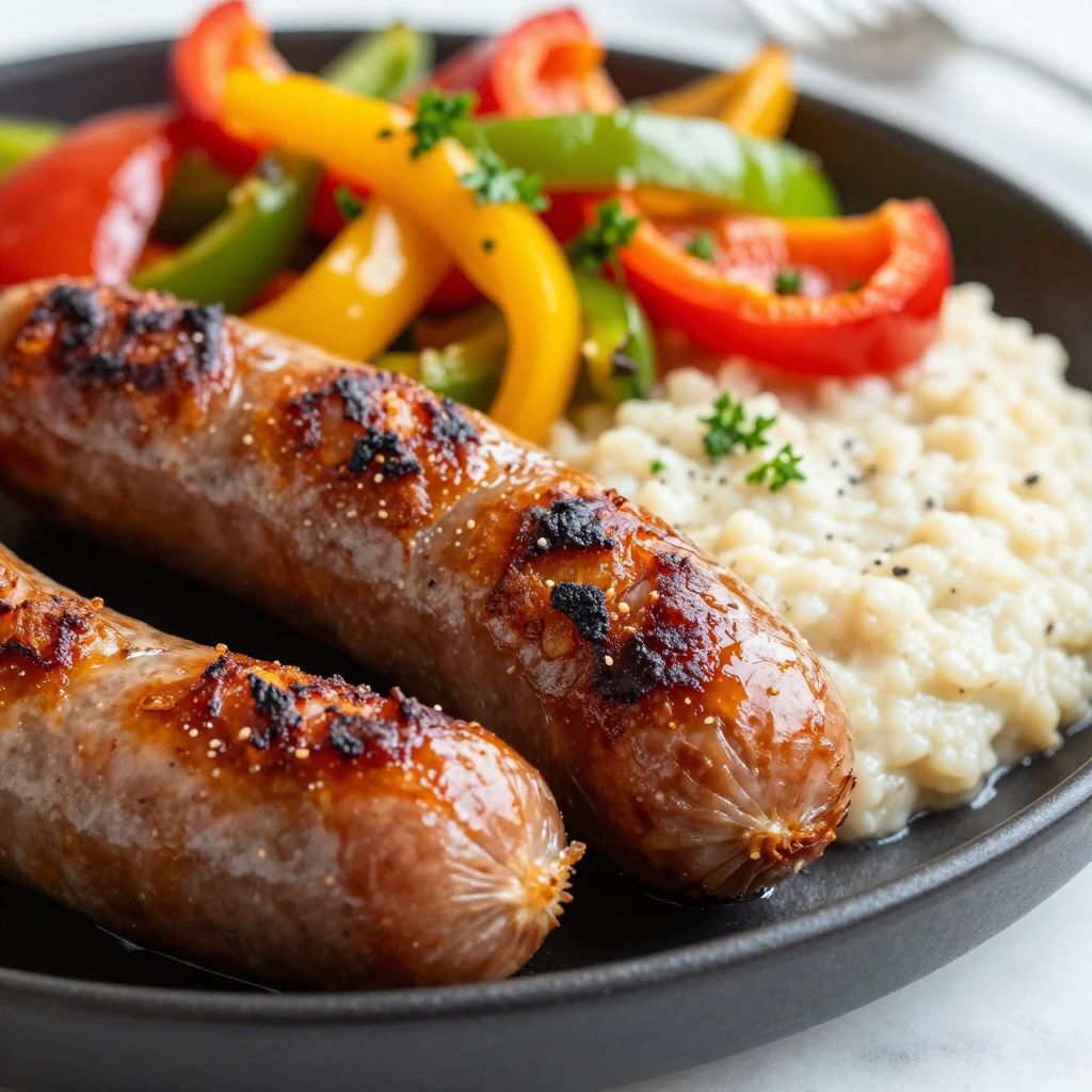 Andouille sausage cooking steps