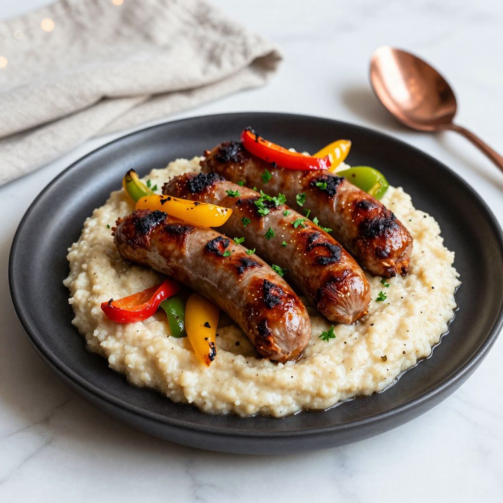 Homemade andouille sausage