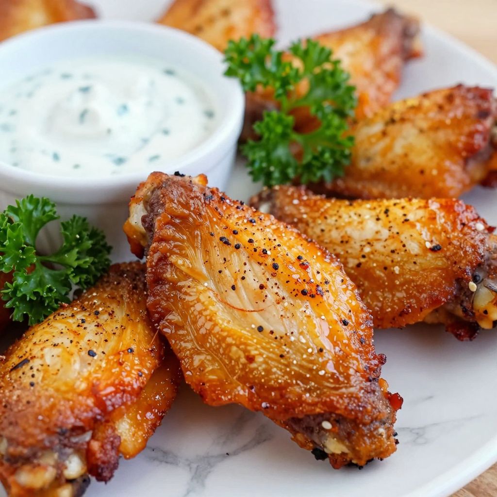 Baked chicken wings step-by-step