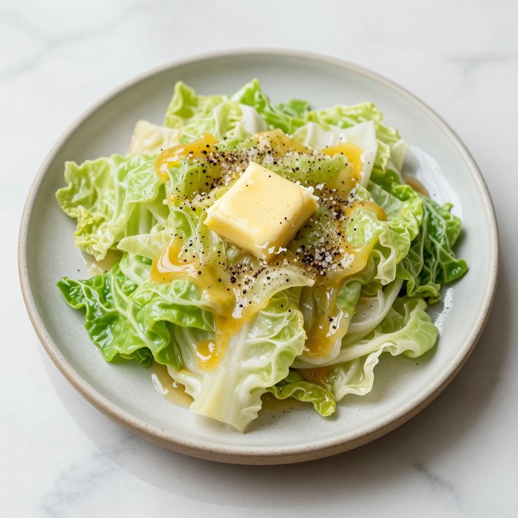 Boiled cabbage step-by-step
