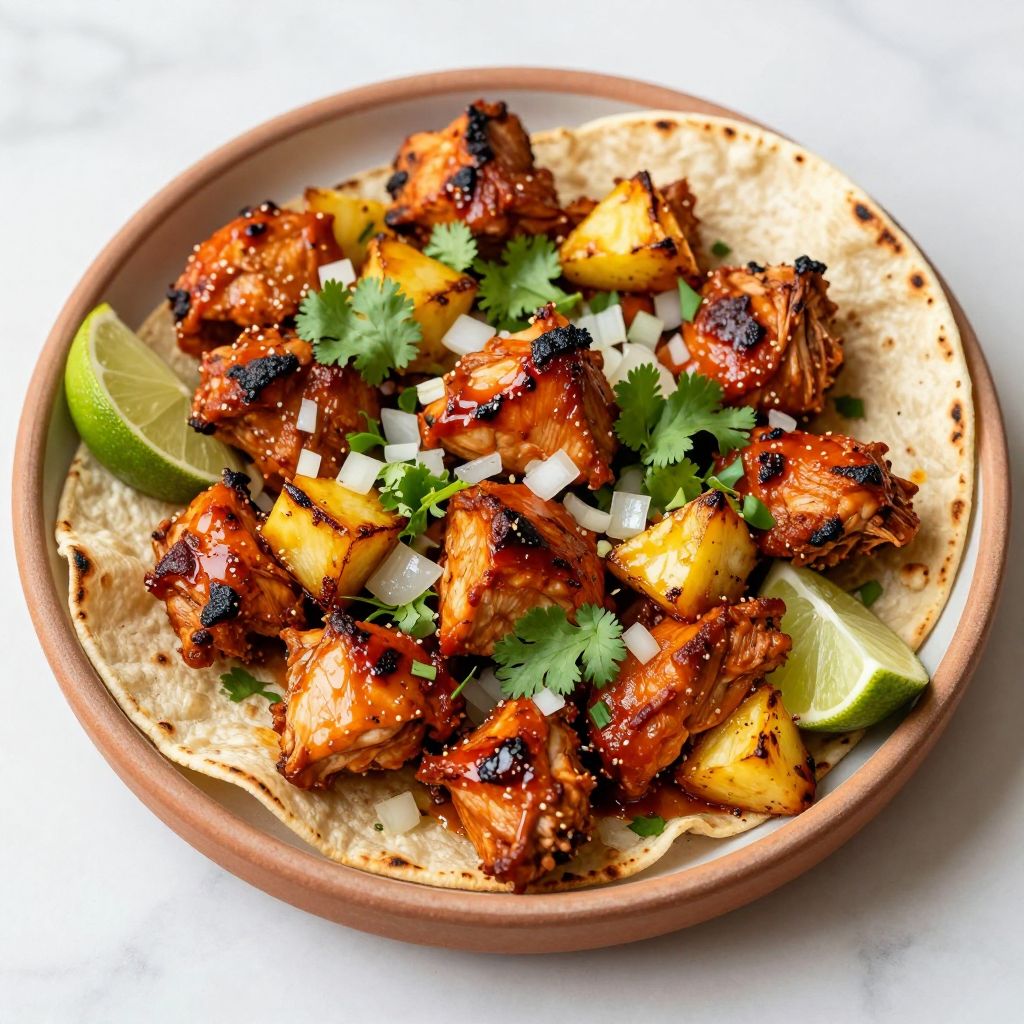 Chicken al pastor step-by-step