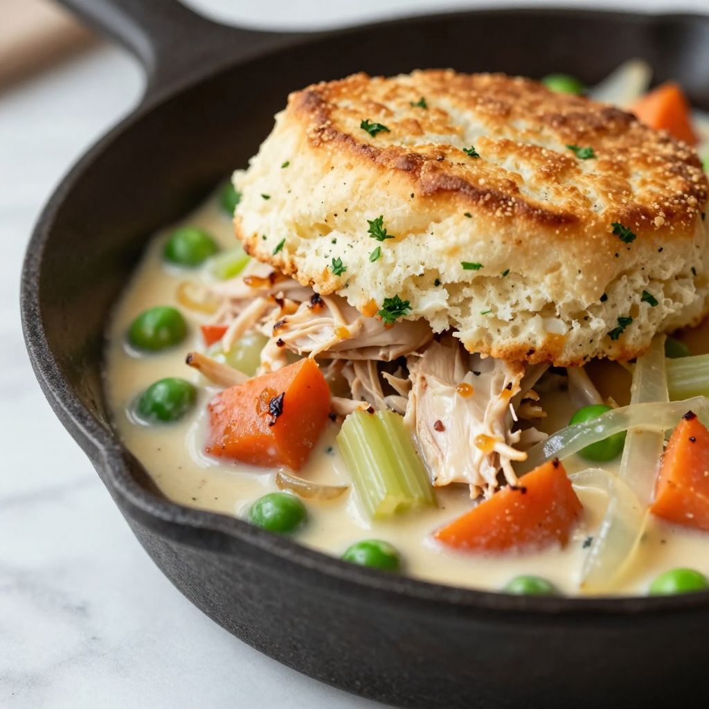 Chicken and biscuits step-by-step