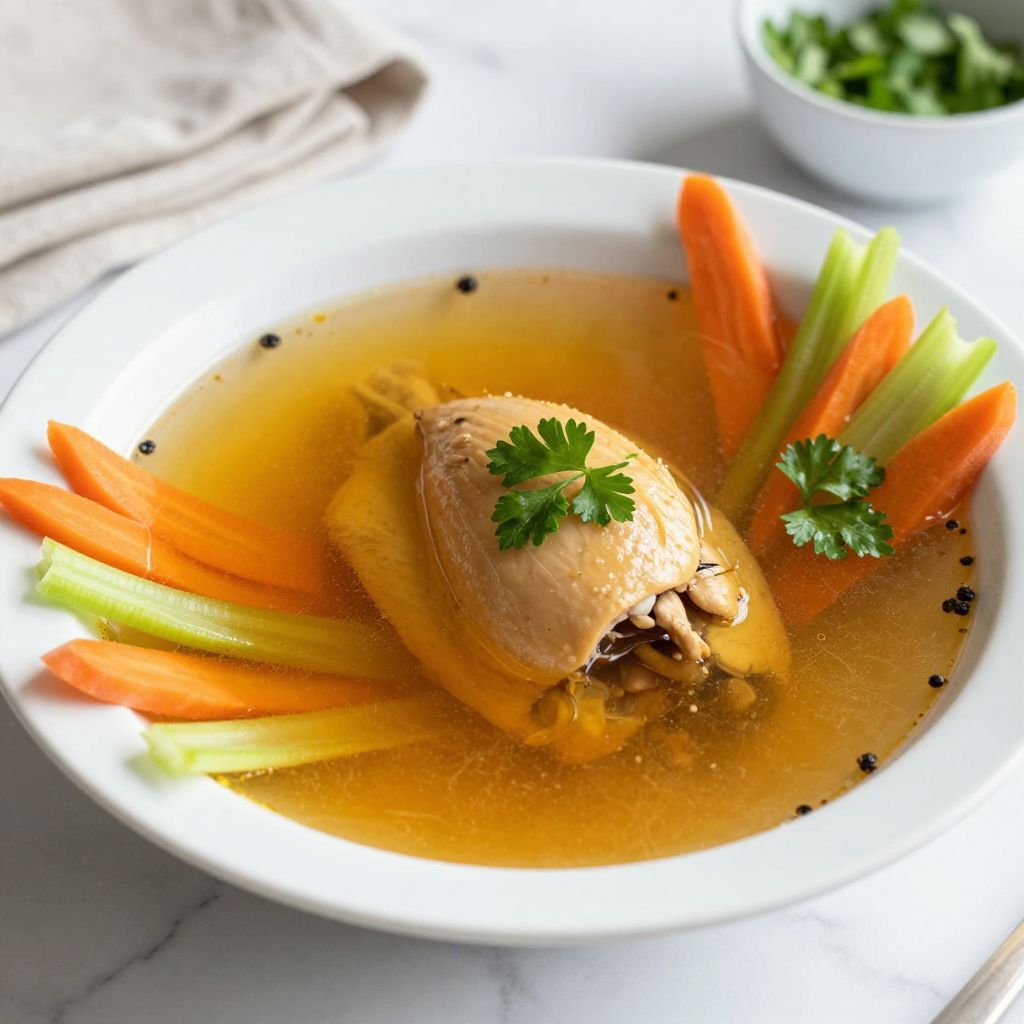 Jarred chicken stock