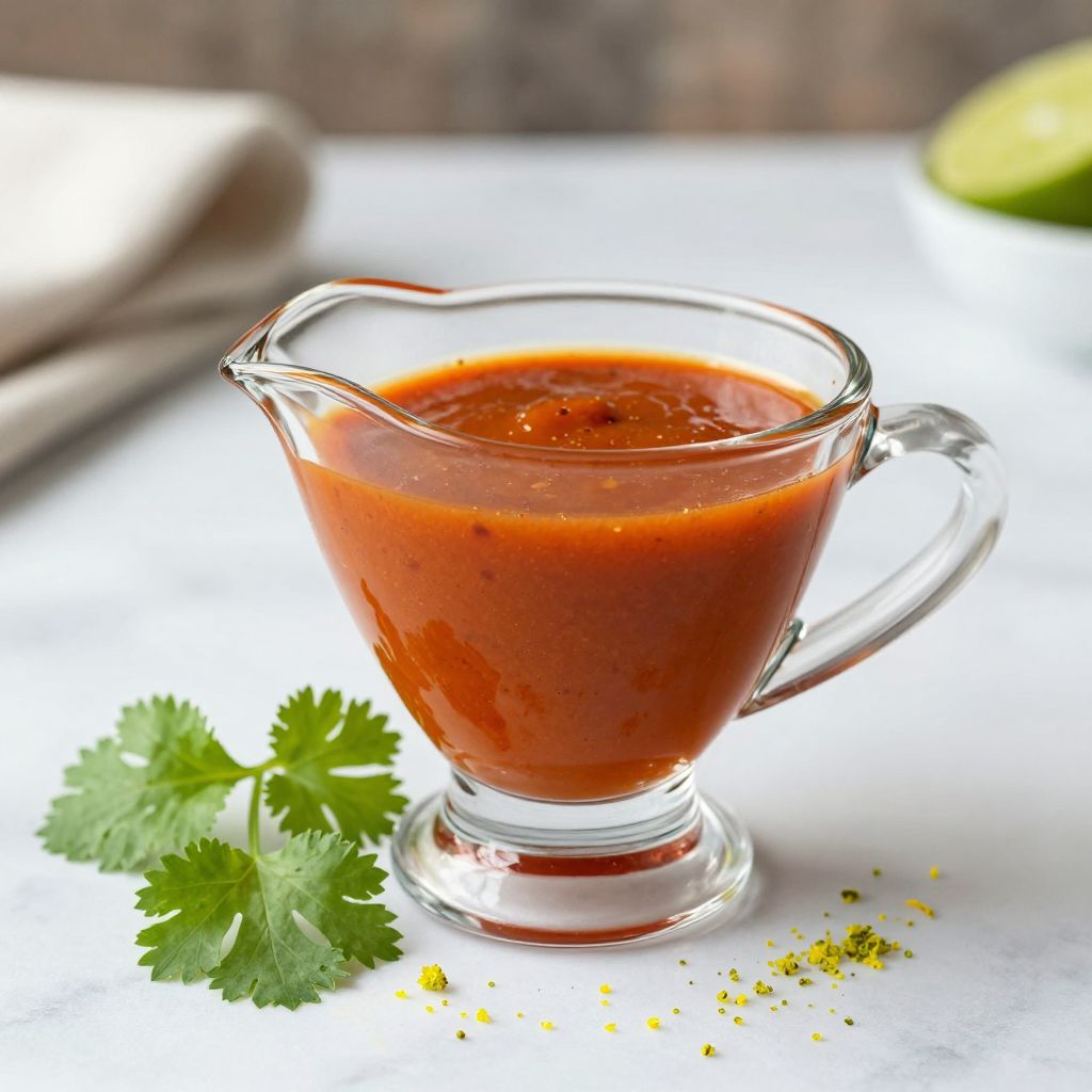 Chipotle vinaigrette served as a salad dressing
