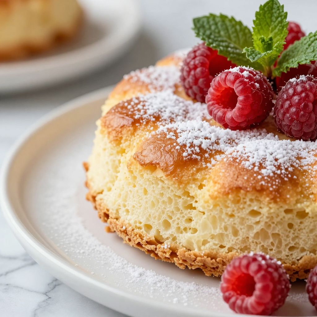 Cloud cake step-by-step process
