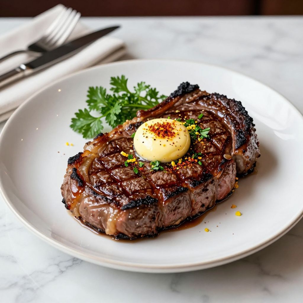 Cowboy butter on steak