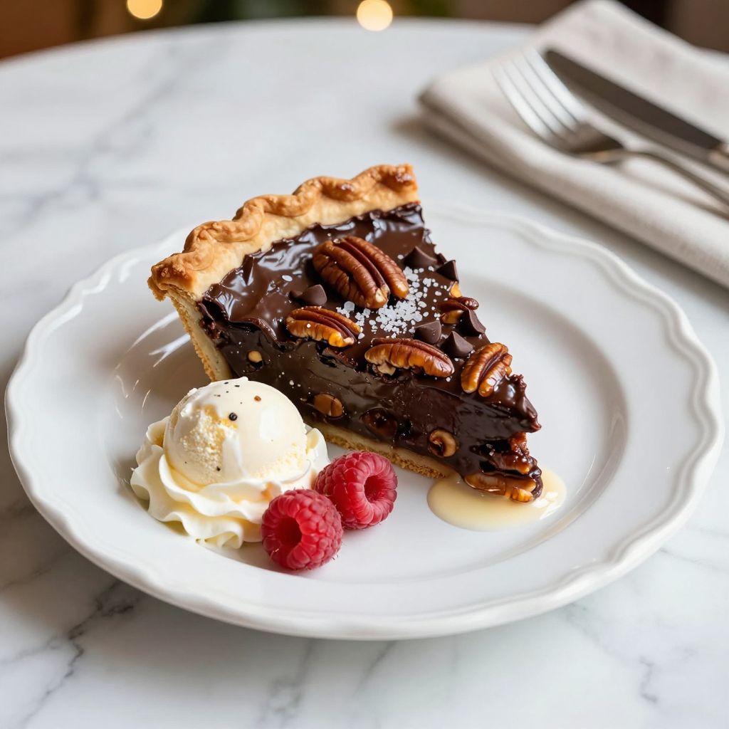 Derby pie slice