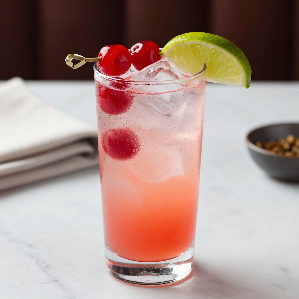 Dirty Shirley with cherries