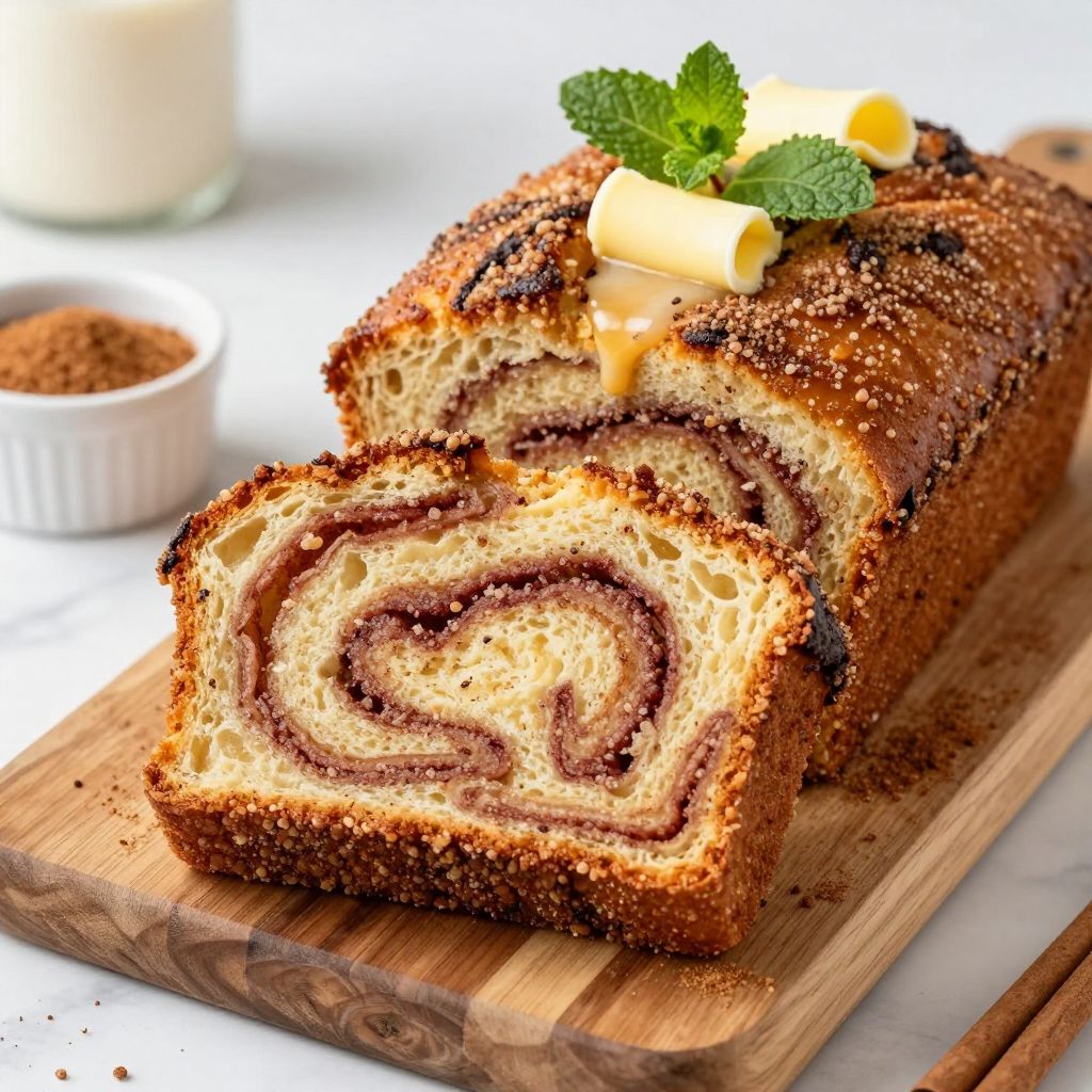 Dollywood cinnamon bread sliced and ready to serve