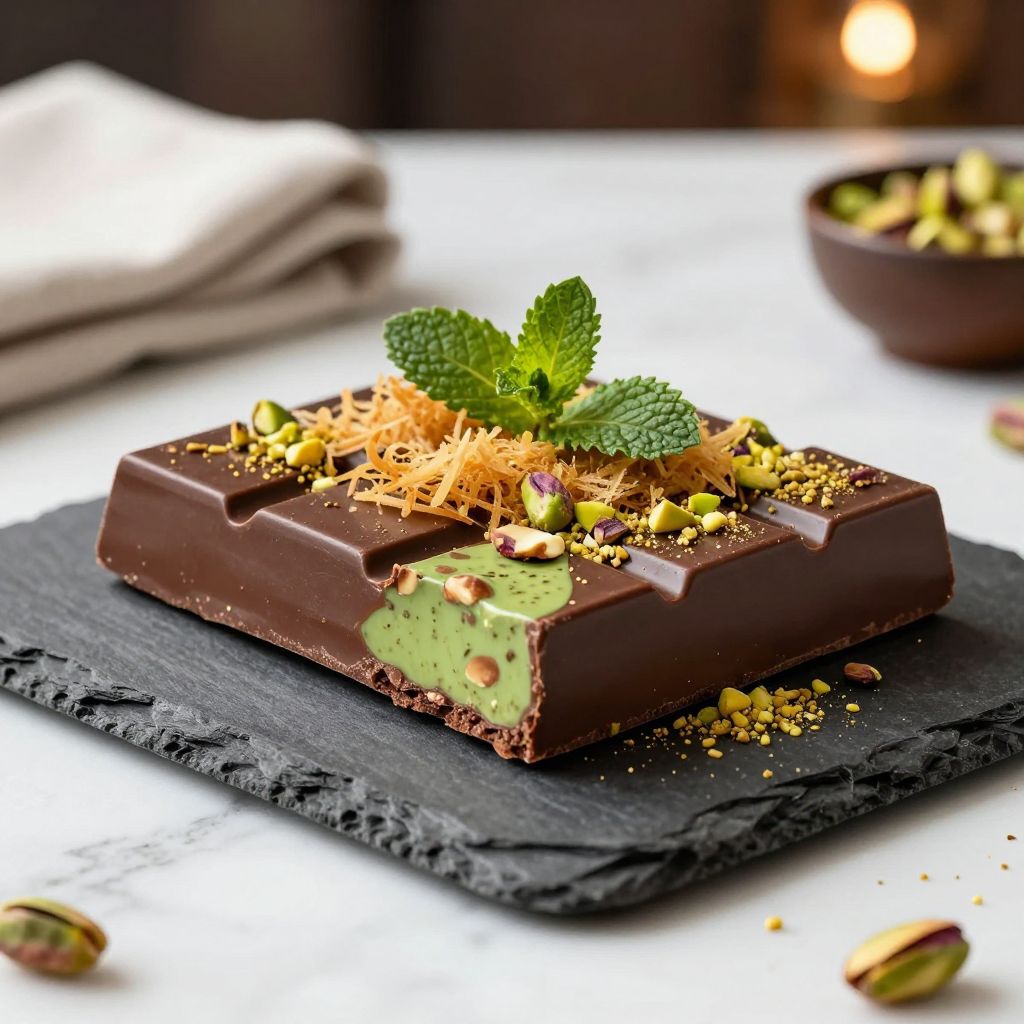 Dubai chocolate finished bars