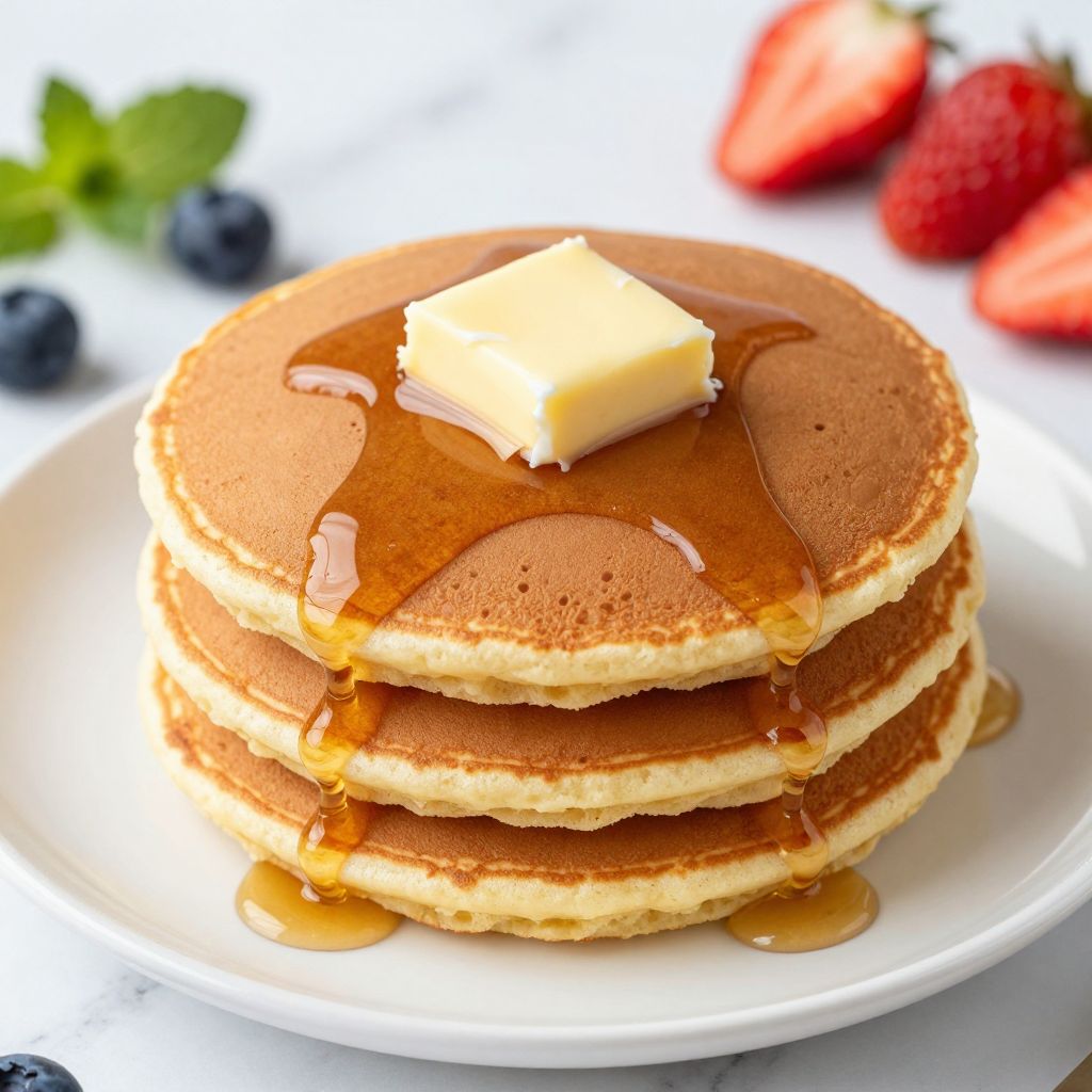 Easy 3-Ingredient Pancakes cooking