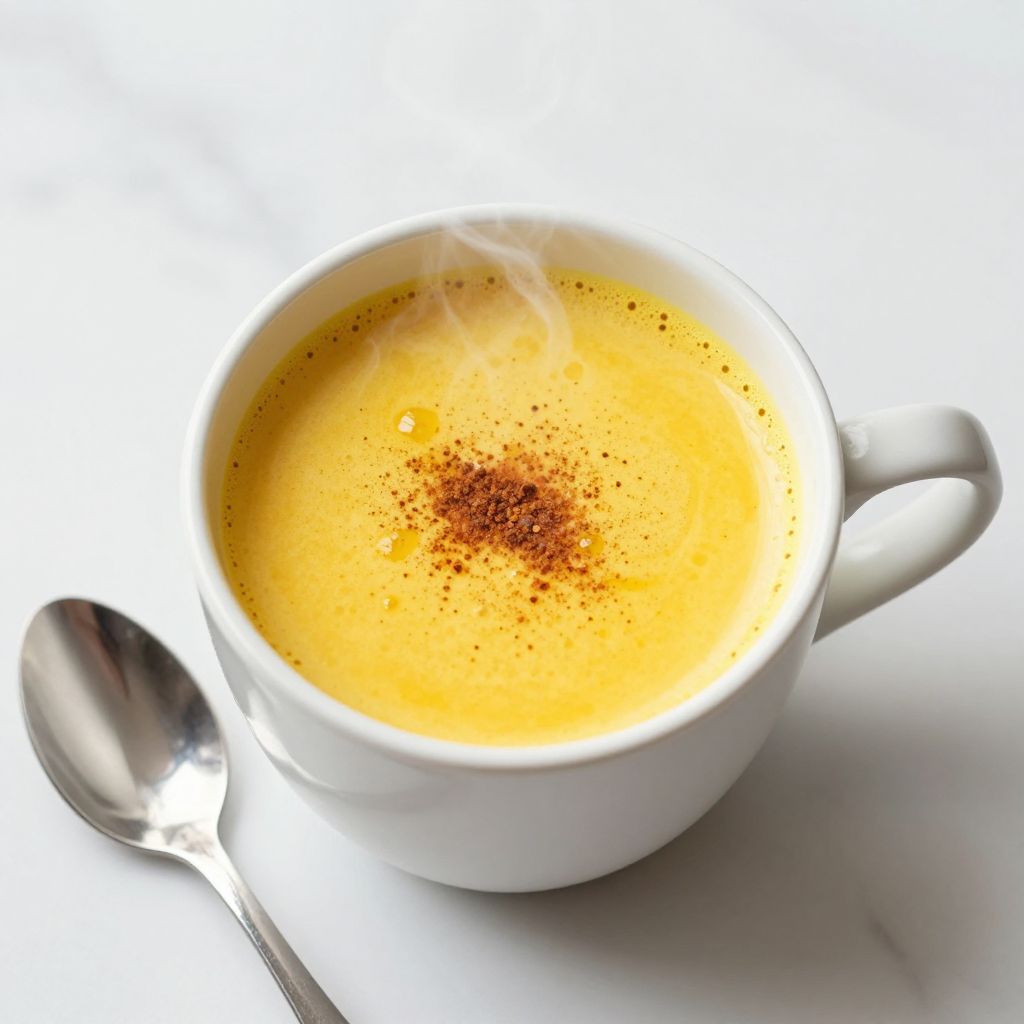 Golden milk process step