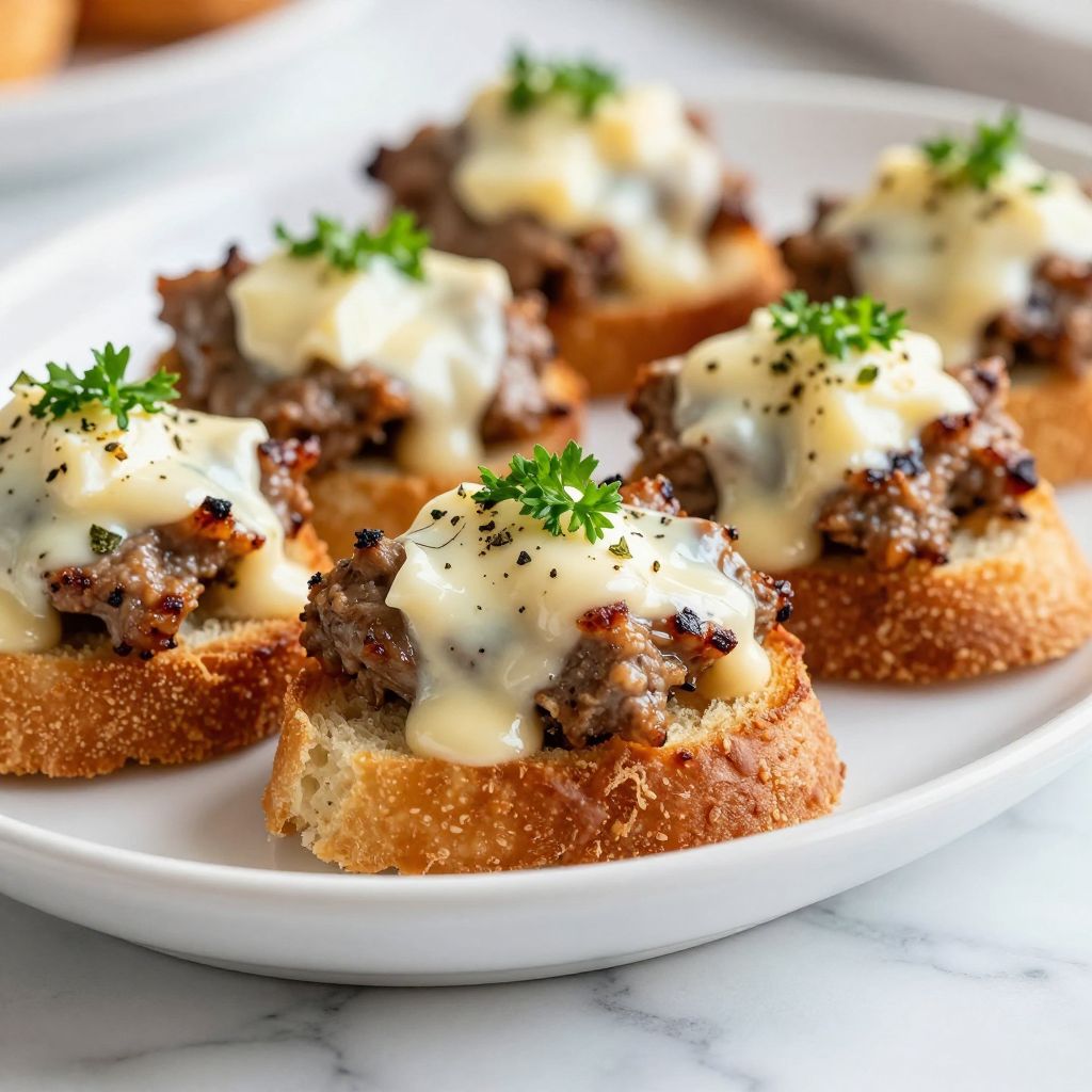 Hanky Panky appetizer on rye