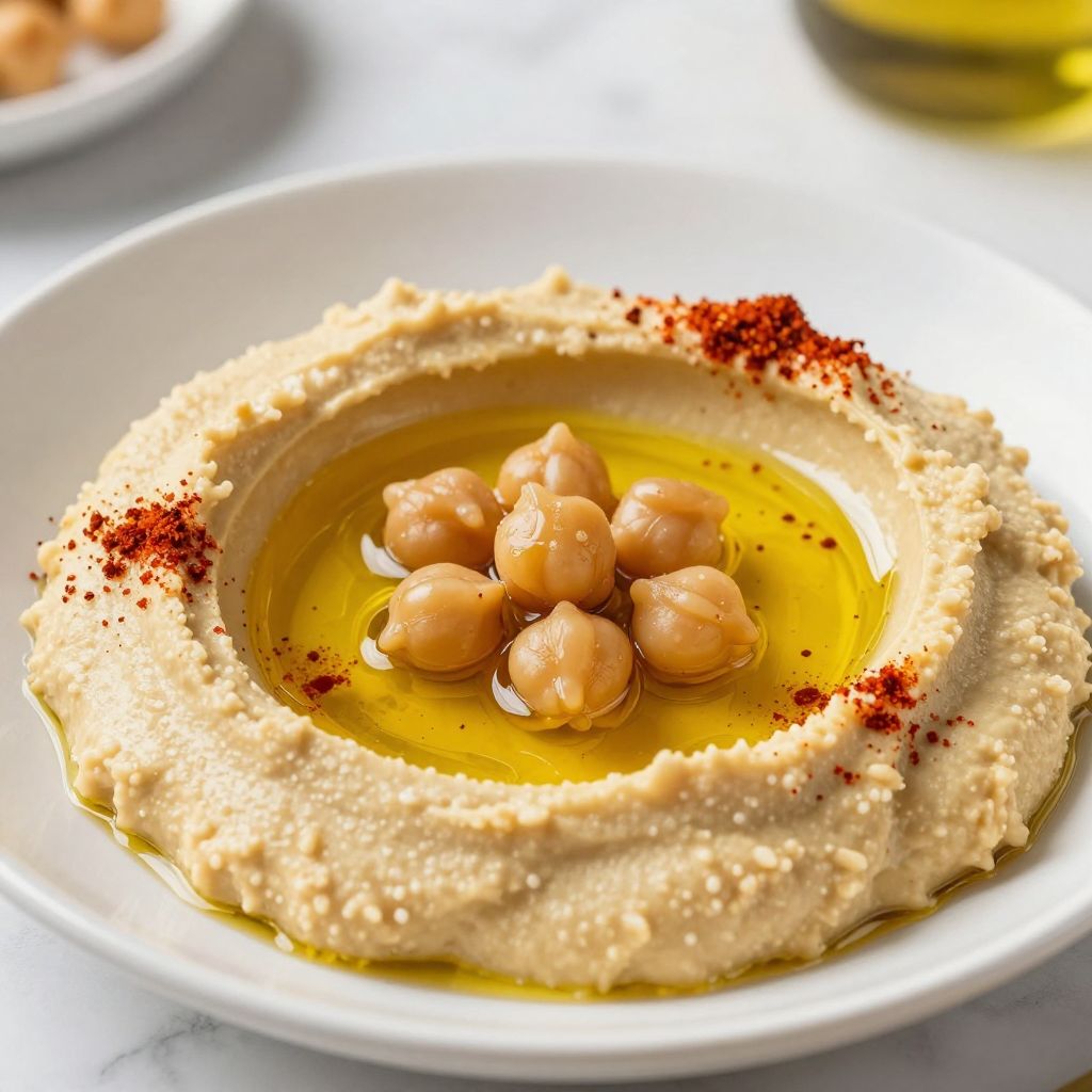 Hummus without tahini step-by-step