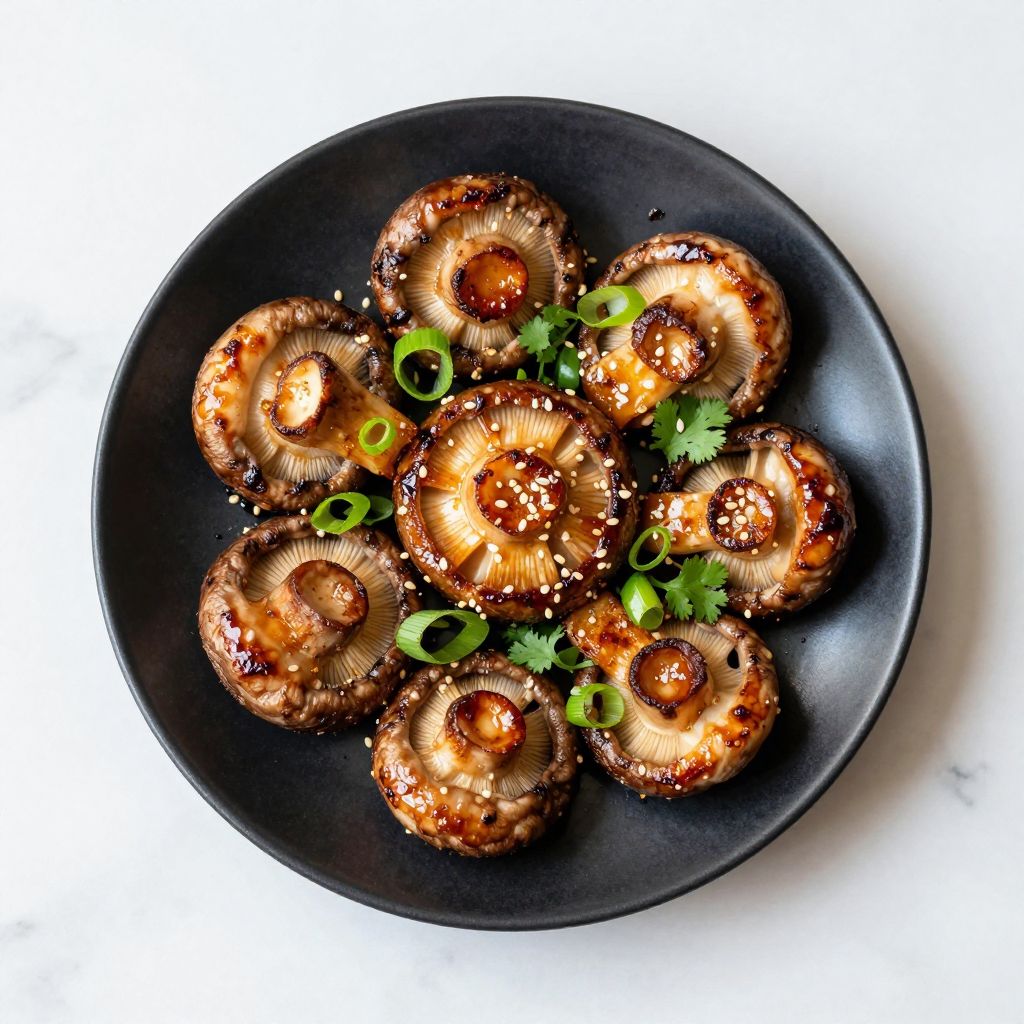 Pan-seared king oyster mushrooms step-by-step