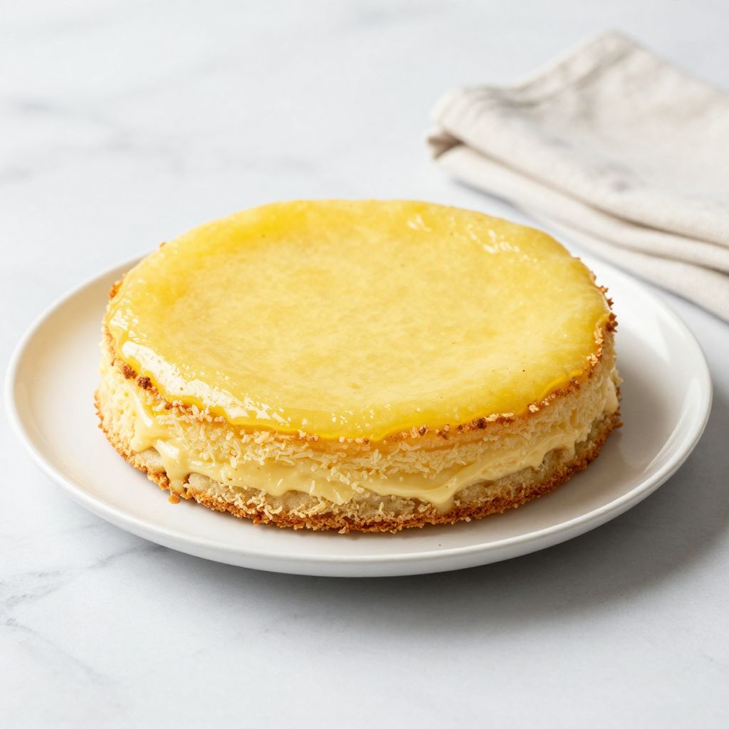 Lemon Dump Cake Serving Suggestion