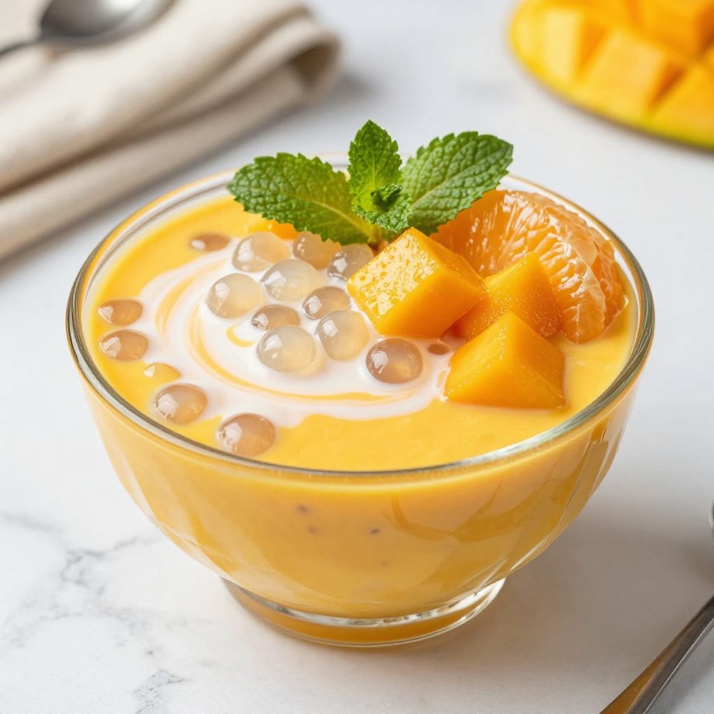 Mango sago dessert