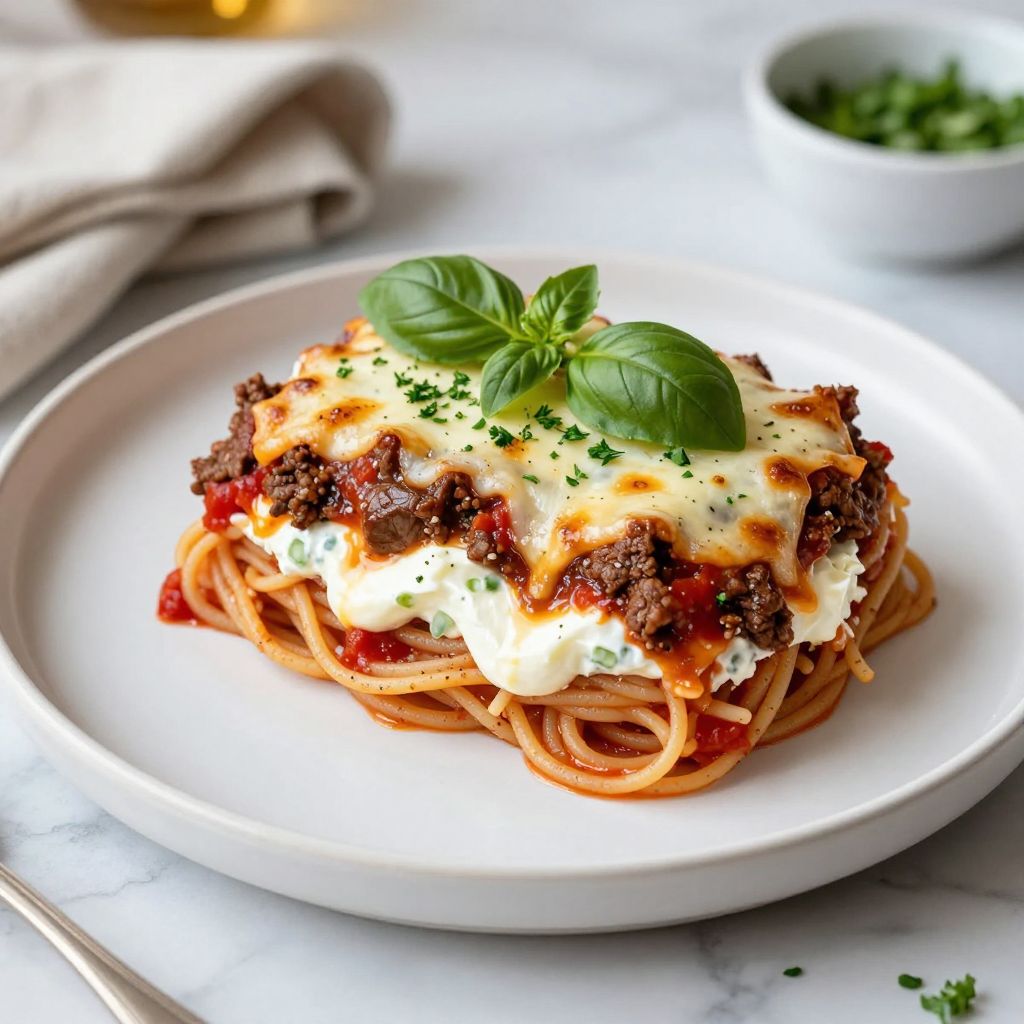 Baked Million Dollar Spaghetti