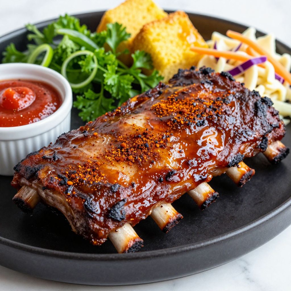 Party ribs on the grill