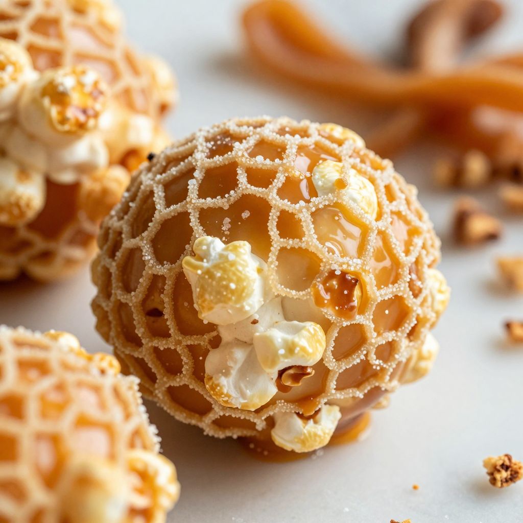 Popcorn balls step-by-step process