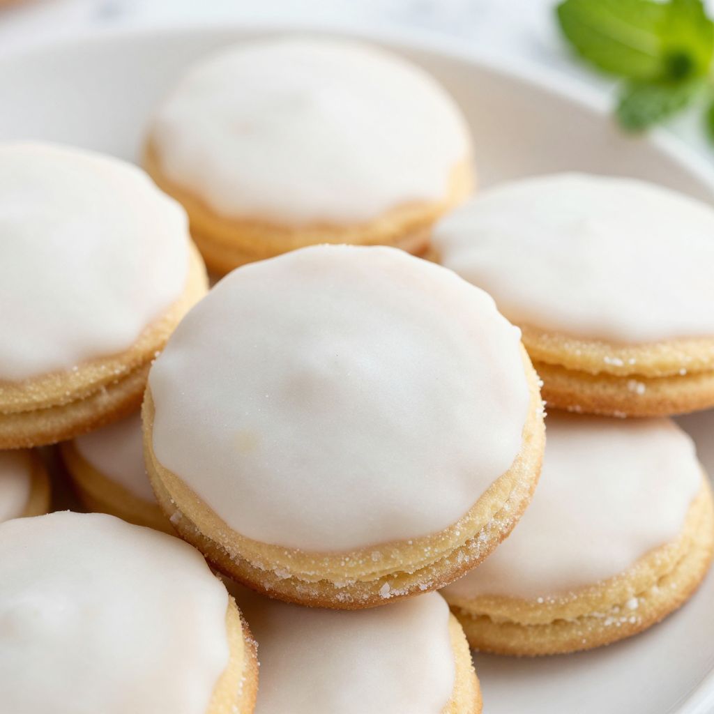 Powdered sugar icing step