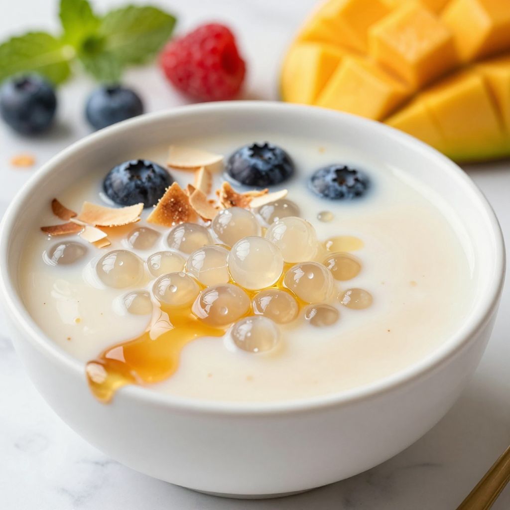 Cooking sago pearls