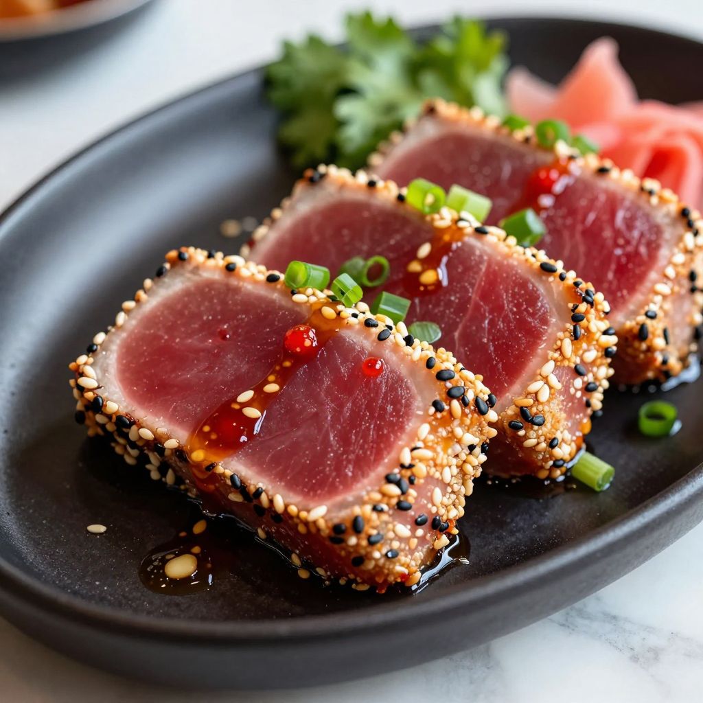 Seared ahi tuna step-by-step