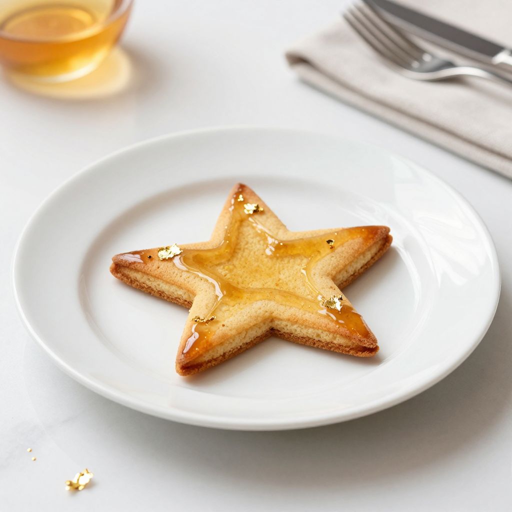 Squid Game dalgona cookie with stamped shapes