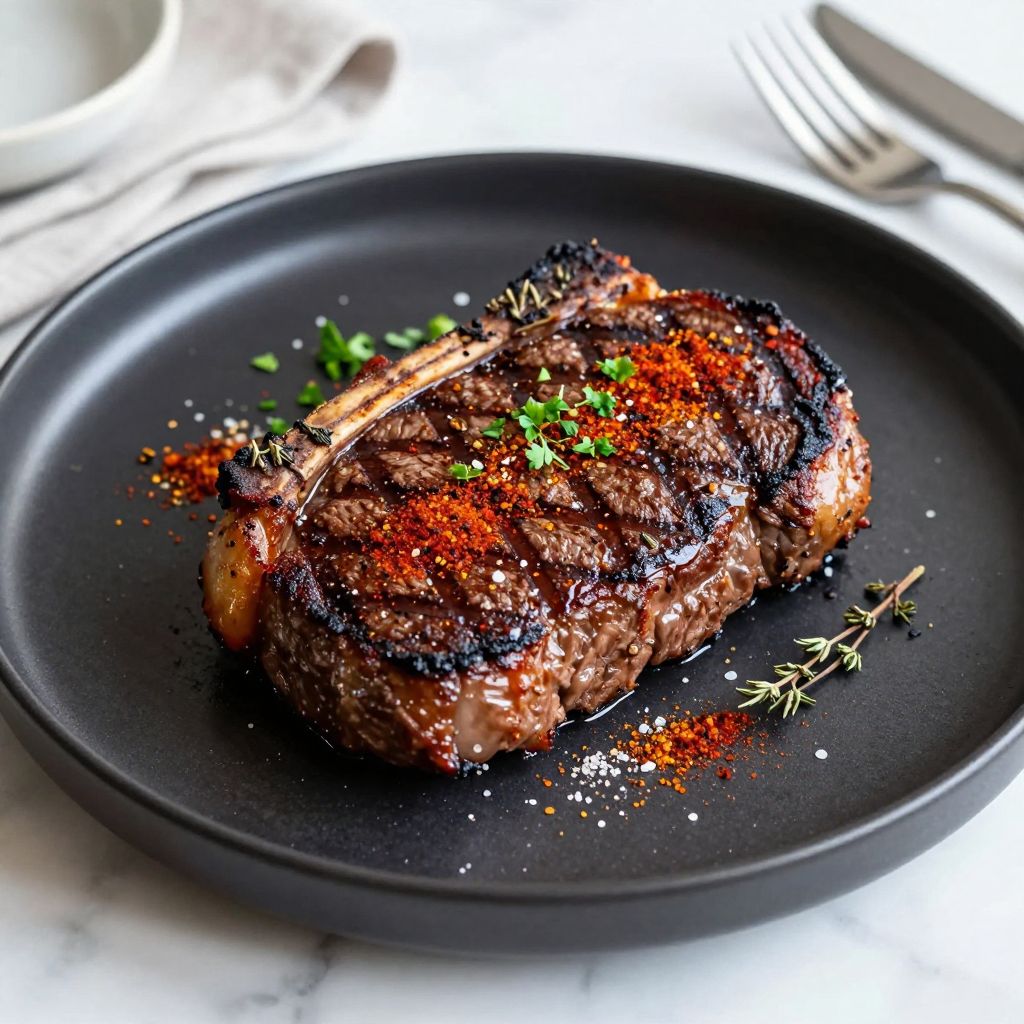 Steak seasoning blend in a jar