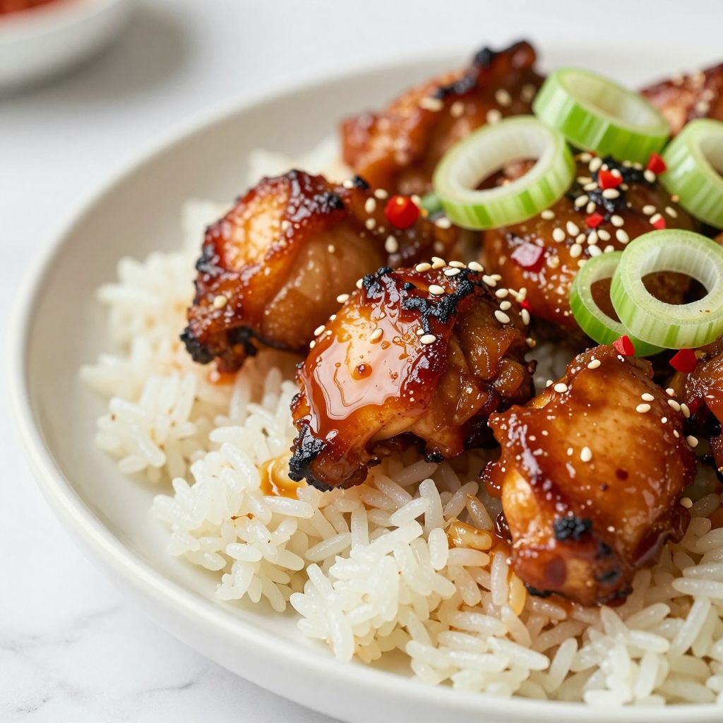 Sticky Chicken Cooking