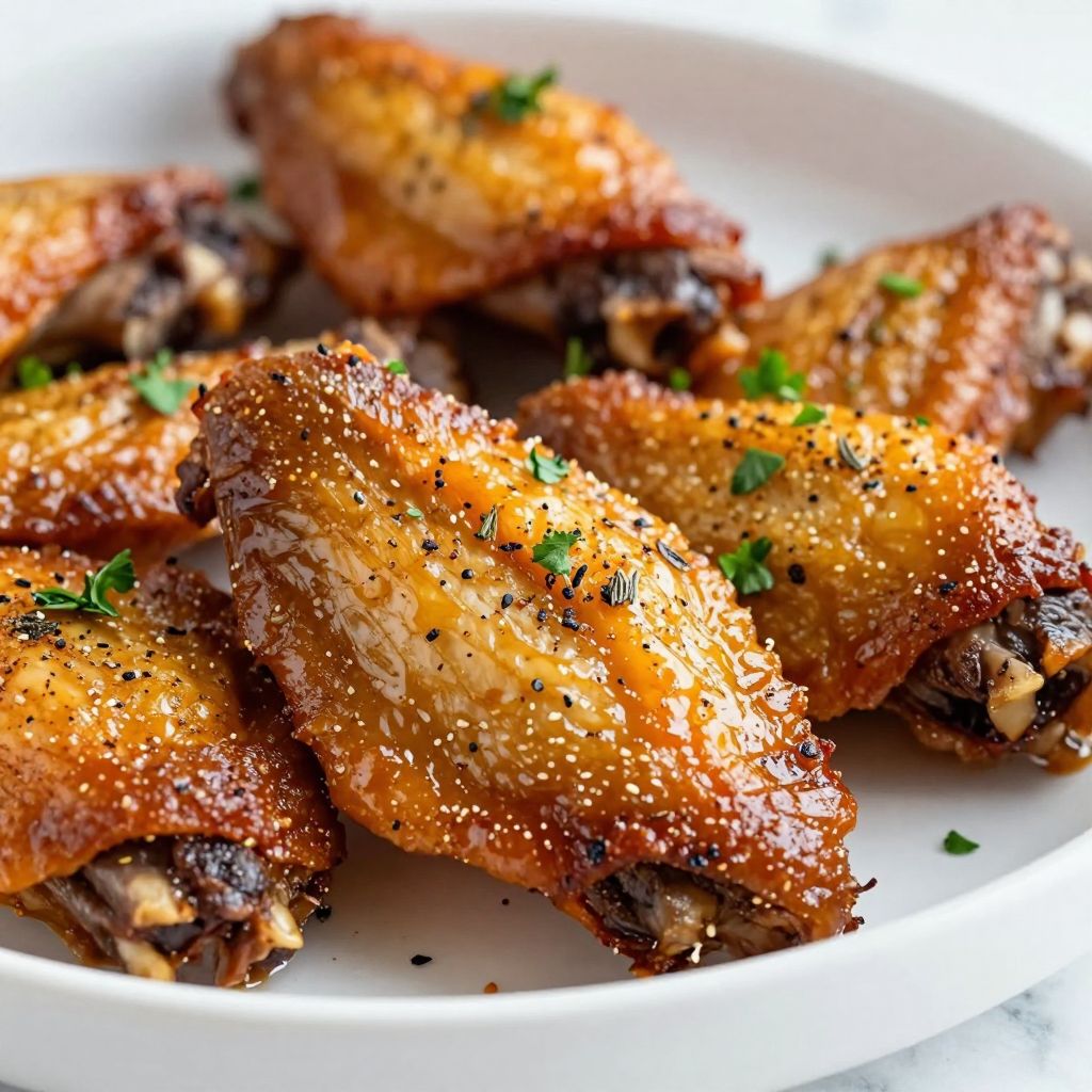 Turkey wings after roasting
