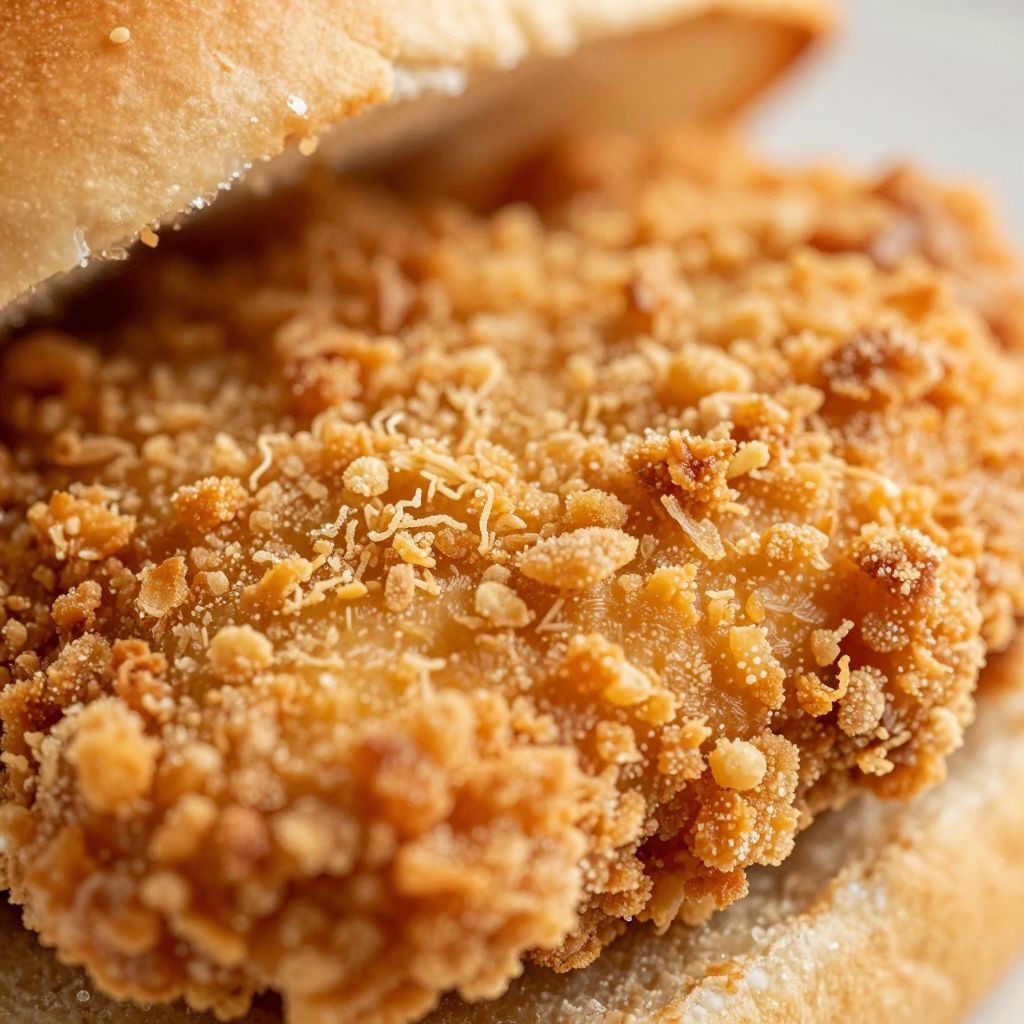 Crispy Chicken Sandwich Process Image