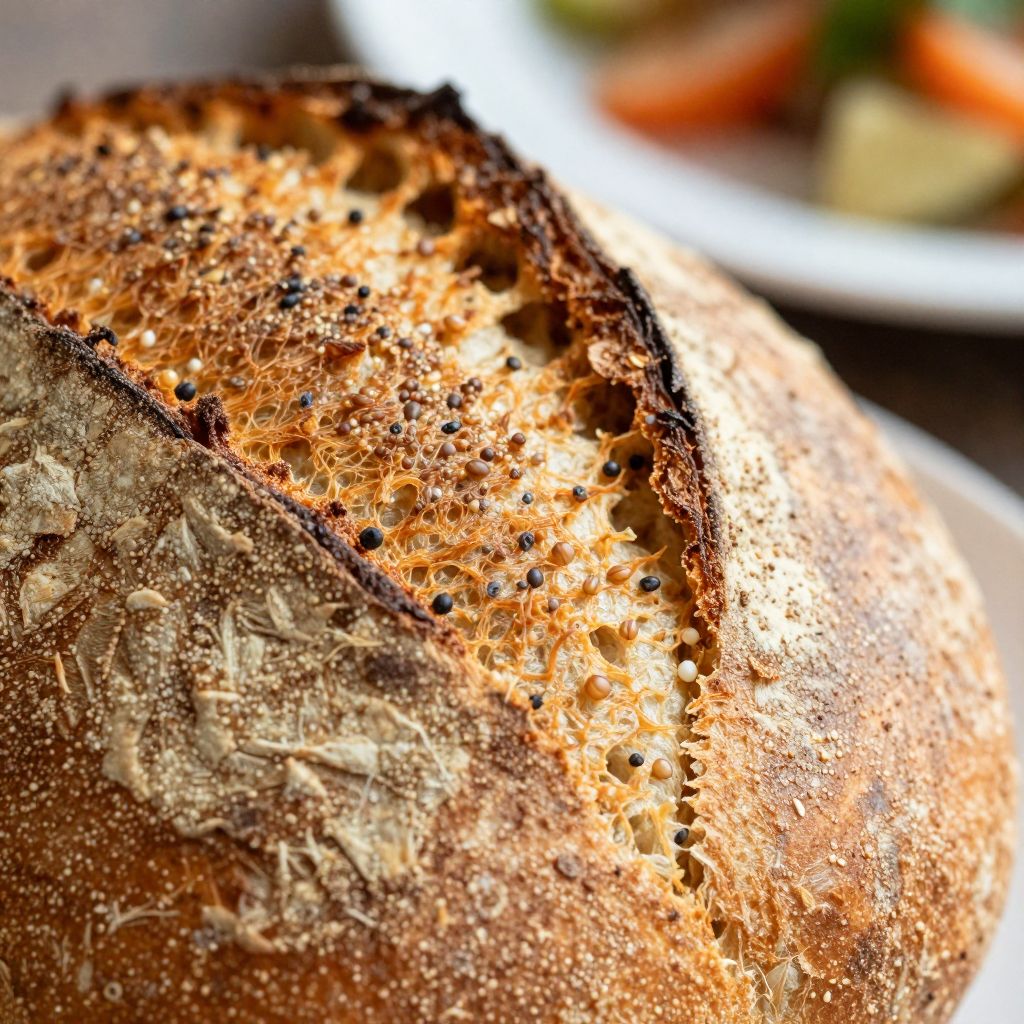Einkorn bread preparation