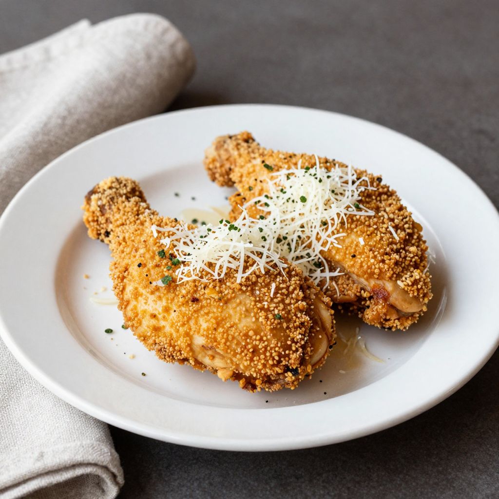 Longhorn Parmesan Crusted Chicken Final Dish