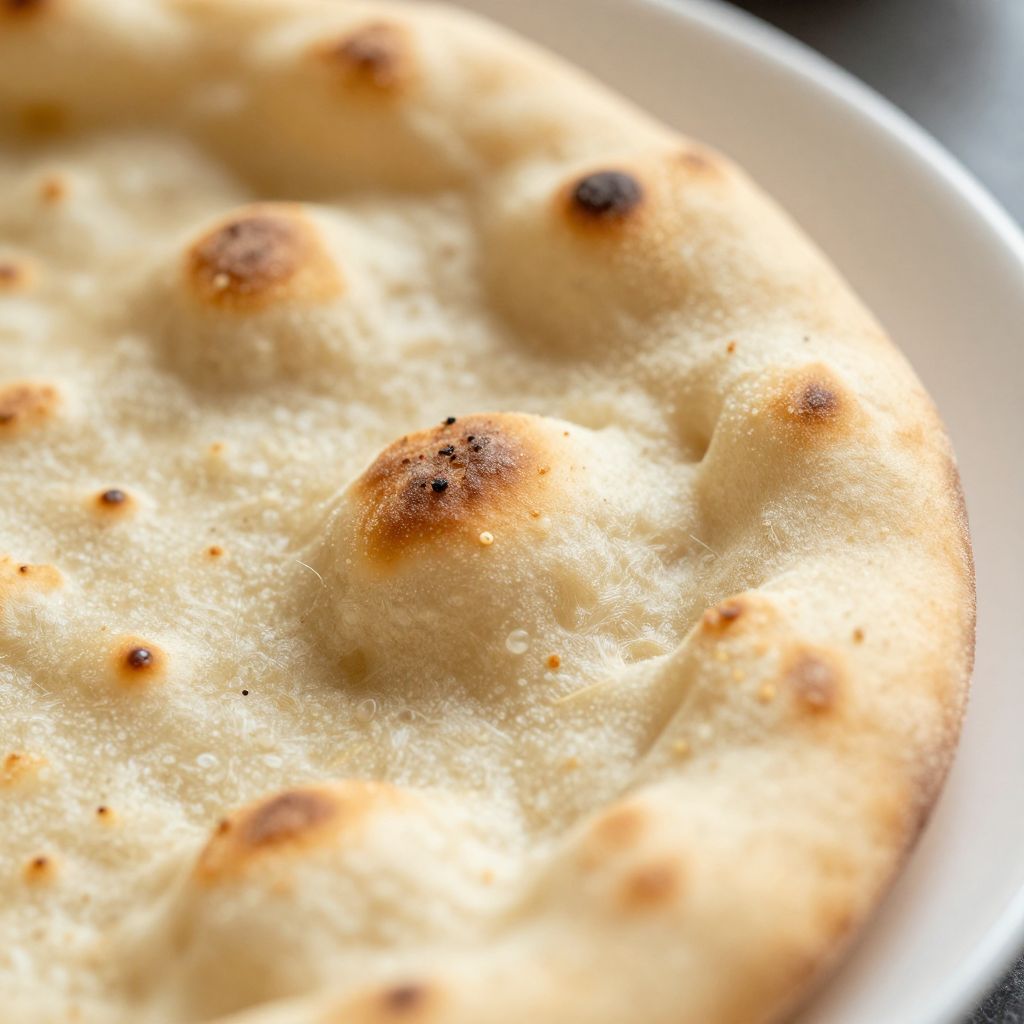 Sourdough Naan Preparing